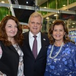 Magda Nassar, presidente da Braztoa, Edmar Bull, da Copastur, e Teté Bezerra, presidente da Embratur