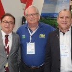Manoel Linhares, presidente da ABIH, Roy Taylor, presidente do M&E, e Toni Sando, presidente da Unedestinos
