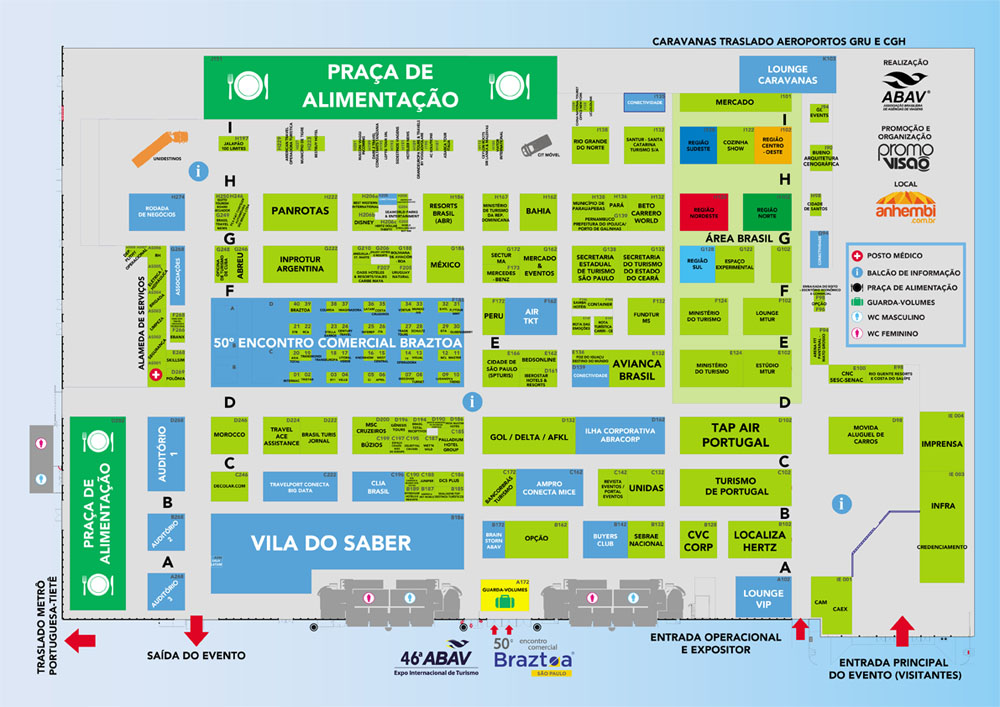 Mapa da Abav