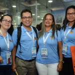 Maria Fontana, Andre Mattos, Claudineia Borba e Andreia Lopes, da Grou Turismo