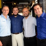 Mauricio Alexandre, do SeaWorld, com Alexandre Pereira, Fabiano Araújo e Fernando Nobre, da RCA
