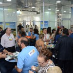 Movimentação intensa neste primeiro dia de Abav Expo 2018 no estande do M&E