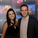 Nathalie Freitas, da R11, e Umberto Nocelli, da Flytour Viagens