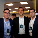 Philippe Seguin, da Accor Hotels, Alexandre Gehlen, presidente do Conselho do Fohb, e Paulo Frias, da Accor Hotels