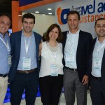 Renato Dassan, Federico Siri, Silvina Garcia, Roberto Roman e Roberto Oliveira, da Travel Ace