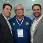 Ricardo Aly, RA Mkt, e Leo Melro, da YHM Group, com Roy Taylor, do M&E