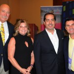 Rick Still, do La Cita, Stacy Ritter e Fernando Harb, de Fort Lauderdale CVB, e Claudio Dasilva, do BrazilTM