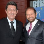 Rogério Siqueira, presidente do Beto Carrero, e Guilherme Paulus, da GJP