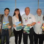 Rosa Masgrau, do M&E, Leandro Dahlman e Roxana Nieto, da Lonely Planet, Roy Taylor, do M&E, Ricardo Roman, da Interamerican, e Mari Masgrau, do M&E