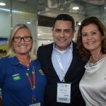 Rosa Masgrau, do M&E, com Gilmar Piolla, secretário de Turismo de Foz do Iguaçu e Teté Bezerra, presidente da Embratur