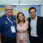 Roy Taylor, do M&E, Marta Rossi e Eduardo Zorzanello, do Festuris