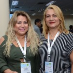 Socorro Pereira e Dina Mourão, da Abav-AP