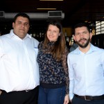 Tiago Fantini, Eloisa Goda e Fabio Santos, da Abreu