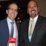 Tim DeClaire, do Visit Florida, e Alfredo Gonzalez, da AG Hospitality