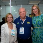 Vanessa Mendonça, do MTur, Roy Taylor, do M&E, e Luciane Leite, da WTM-LA