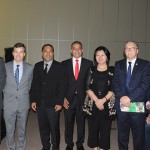 Bruno Mesquita, do Festival JPA, John Barrett, cônsul dos EUA em Recife, Claudio Junior e Breno Mesquita, do Festival JPA, Yan Yuqing, do cônsul geral da China para Recife, José Marconi, da Fecomércio-PB, e Alejandro Lastra, cônsul-geral da Argentina em Recife