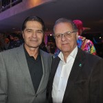 Alain Baldacci, presidente do Wet'n Wild, e Orlando Souza, presidente executivo do Fohb