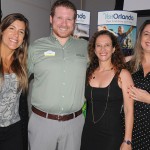 Ana Paula Gatti, da American Airlines, Felipe Timerman, do SeaWorld, Jane Terra, do Visit Orlando, e Carla Neves, da American