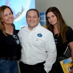 Ana e Camila Bacellar, da AB Travel, com Luiz Araujo, da Disney Ana e Camila Bacellar, da AB Travel, com Luiz Araujo, da Disney