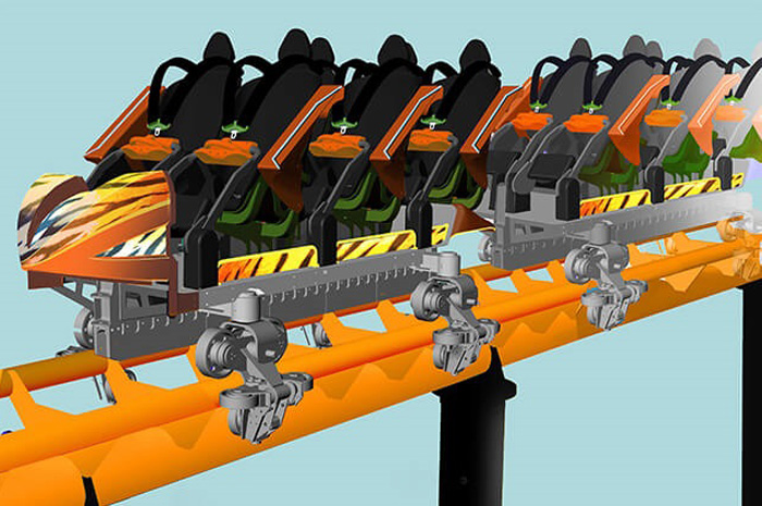 Confira detalhes da Tigris, nova atração do Busch Gardens 2 Carrinhos contarão com capacidade para 18 pessoas