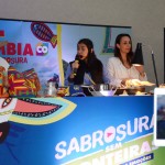 Chef Jair Abril e Catalina Garcia apresentaram o workshop sobre os destinos colombianos