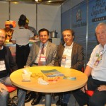 Guilherme Paulus, presidente da GJP, Valter Patriani, VP da CVC Corp, Arialdo Pinho, secretário de Turismo do Ceará e Roy Taylor, do M&E