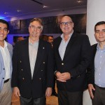 Gustavo Alves, do Wish Hotel da Bahia, Roberto Duran, do Salvador Destinations, com Julio Ribas e Francisco Mendes, do Aeroporto de Salvador:Vinci