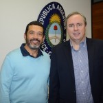 JOrge Souza, da Orinter, e Frederico Levy, da Interpoint