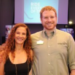 Jane Terra, do Visit Orlando, e Felipe Timerman, do SeaWorld