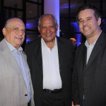 Jorge Jhoury, do Sebrae, com Jairo João, da prefeitura de Salvador, e Cristian Cardoso, subsecretário de Turismo de Salvador