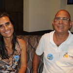 Lara Bourguignon, da Milênio, e Mauricio Escovedo, da Tour USA