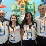 Leonardo Peciauskas, Franciéli Santos, Rafaela Marques e Régis Rodrigues, do Beto Carrero