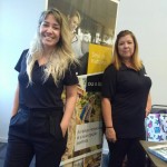 Lorena Baptista, gerente regional de vendas, e Cláudia Brito, gerente de contas - RJ, da HPlus Hotelaria