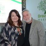Magda Nassar, presidente da Braztoa, e Michael Barkoczy, presidente da Flytour Viagens