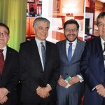 Manoel Linhares, da ABIH, Alberto Alves, do MTur, Gilson Lira, da Emnbratur, e Ricardo Milanez, secretário de Turismo de João Pessoa