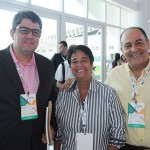 Marcos Lucas, VP da Aviesp, Cristina Fritsch, presidente da ABAV-RJ, e Geraldo Rocha, presidente da ABAV Nacional