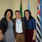 María Carla Ferreira, da Provincia de Santa Cruz,  Ivan Blanco e Sonaira Zanella, da Aerolíneas Argentinas