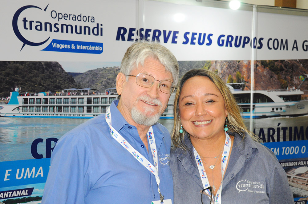 Transmundi vende 100% da temporada do Pantanal e celebra sucesso da Croácia 1 Miguel Andrade e Márcia Pereira, da Transmundi