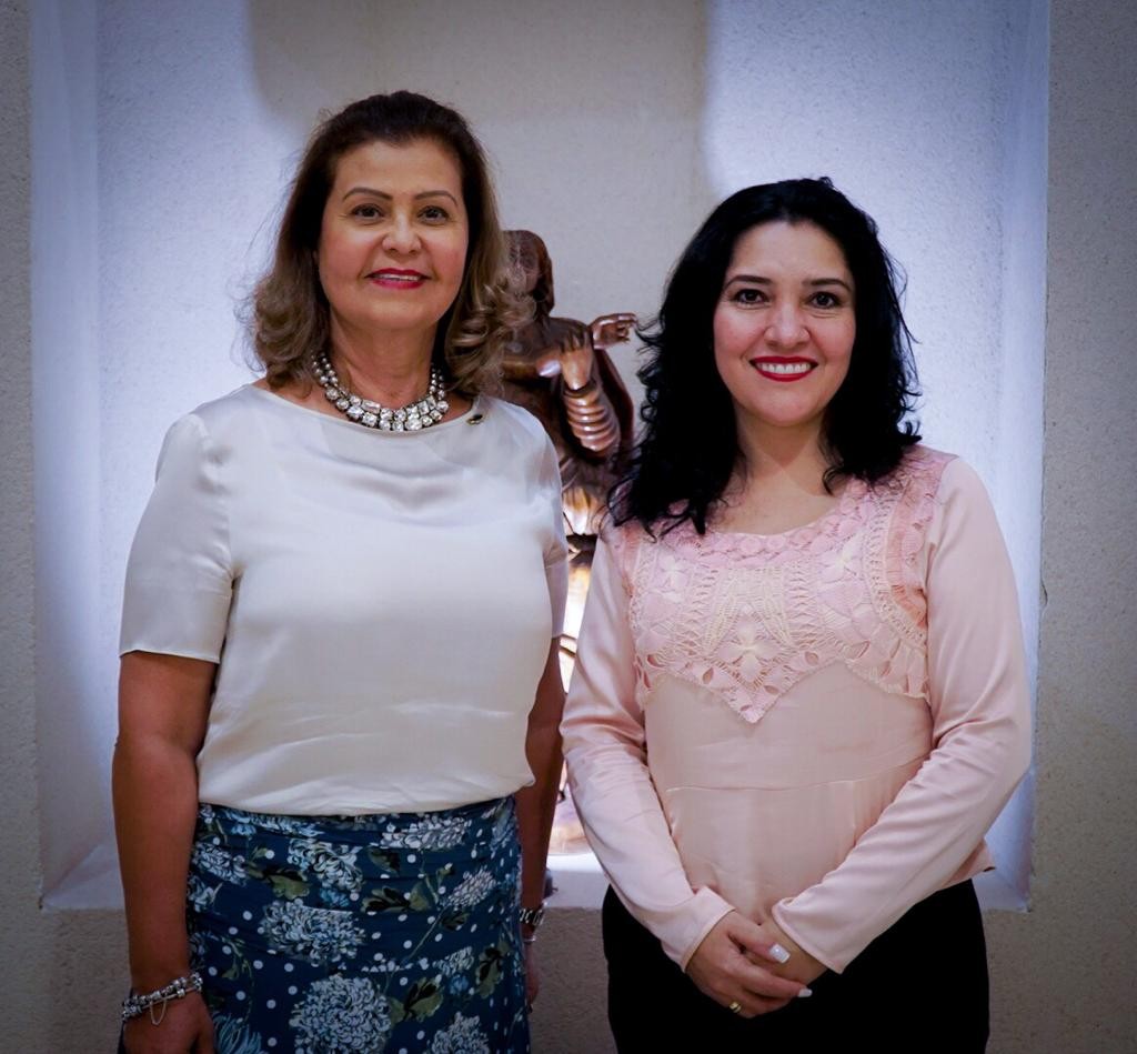 Presidente da Embratur, Teté Bezerra, e ministra do Turismo do Paraguai, Sofia Montiel