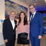 Otávio Neto, do Grupo Radar, Júlia de Medeiros, gerente de Marketing do grupo no Brasil e Seth Van Straten, diretor comercial da Air France-KLM