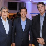 Paulo Gaudenzi, do Salvador Destination, Claudio Tinoco, secretário de Turismo de Salvador, e Luiz Augusto, presidente da Sindetur BA