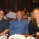 Ramon Corrêa, da RCS Trip, Osmar Souza, da Sealink, e Paula Barreto, da Factour Viagens