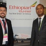 Raphael de Lucca, gerente de Vendas no Brasil, e Girum Abebe, diretor da Ethiopian na América Latina
