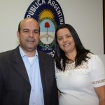 Raul Monteiro, da Transmundi, e Elenilde Rodrigues, da Nova Operadora