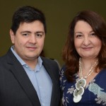 Roberto Vertemati, do Beto Carrero World, e Magda Nassar, presidente da Braztoa