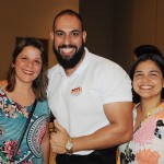 Rodrigo Barcellos, da RCA, com Renata Ribeiro e Rita Rodrigues, da RGR Rodrigo Barcellos, da RCA, com Renata Ribeiro e Rita Rodrigues, da RGR