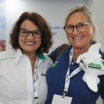 Rose Belli, da Alitalia, com Rosa Masgrau, do M&E