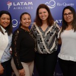 Simone Colombo, Jennifer Fernandes, Carla Oliveira, do Grupo Rio Quente, e Marcela Pires, da e-htl