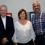 Willian e Marisa Périco, da Wings Turismo, e Marcelo Rolim, da Blue Viagens Willian e Marisa Périco, da Wings Turismo, e Marcelo Rolim, da Blue Viagens