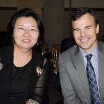 Yan Yuqing, cônsul geral da China no Recife, e John Barrett, cônsul geral dos EUA em Recife